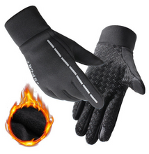 Load image into Gallery viewer, Outdoor gloves for men and women all fingers plus velvet gloves
