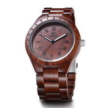 Load image into Gallery viewer, Wooden quartz watch
