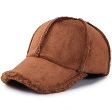 Load image into Gallery viewer, Cotton shade and ear protection baseball cap
