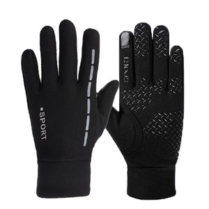 Reflective outdoor cycling gloves