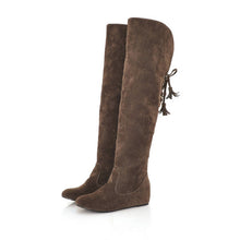 Load image into Gallery viewer, Over-the-knee boots plus size warm snow boots
