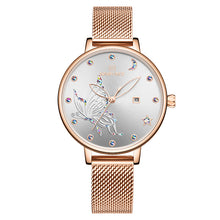 Load image into Gallery viewer, Quartz watch mesh belt watch
