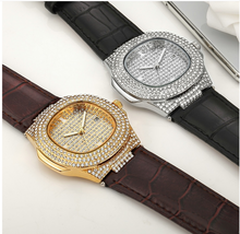Load image into Gallery viewer, Quartz Diamond Watch Belt watch
