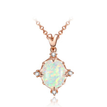 Load image into Gallery viewer, Opal Diamond Necklace
