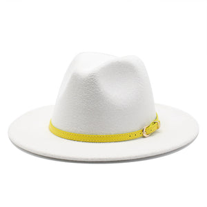 Woolen Hat Big Brimmed Hat Jazz Hat Felt Hat