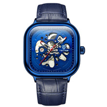 Load image into Gallery viewer, Christmas Gift Watch Hollow-out Automatic Luminous Leather Nylon Mens Wristwatch
