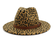 Load image into Gallery viewer, New leopard fur hat in autumn and winter jazz hat
