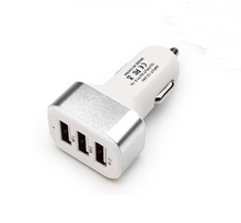 Load image into Gallery viewer, New 3USB car charger USB high-power universal car charger Square aluminum car charger
