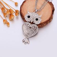 Load image into Gallery viewer, Golden owl necklace
