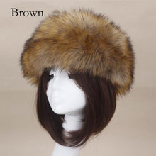 Load image into Gallery viewer, Faux fur padded hat
