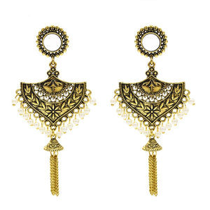 Indian vintage earrings wholesale pearl earrings