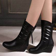 Load image into Gallery viewer, Women&#39;s Snow Boots With Plush Medium Leg Boots
