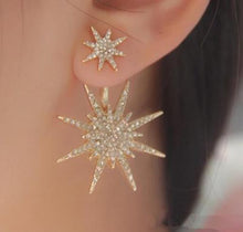 Load image into Gallery viewer, Stud earrings with star stud earrings
