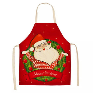 Christmas Style Washable Christmas Kitchen Restaurant Decoration