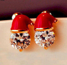 Load image into Gallery viewer, Christmas earrings new simple wild temperament girl earrings earrings
