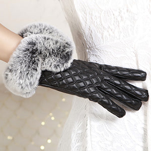 New Ladies imitation fur gloves