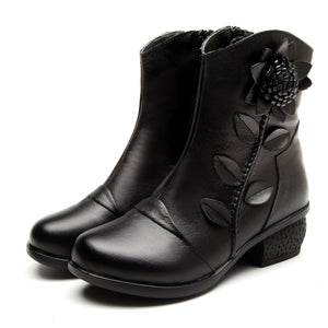 The New Style Of Autumn Winter In The New Style, The Handmade Folk Wind And The Female Shoes Of The Women's Shoes