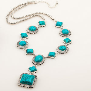 Geometric alloy necklace