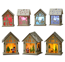 Load image into Gallery viewer, Christmas Led Light Wood Decoration
