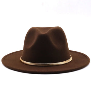 Fashion Autumn And Winter New Men's And Women's Woolen Top Hat Jazz