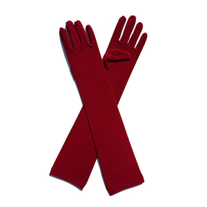 Ladies Fashion Milk Silk Stretch Gloves