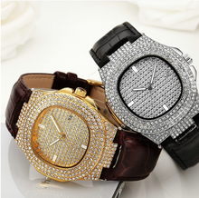 Load image into Gallery viewer, Quartz Diamond Watch Belt watch
