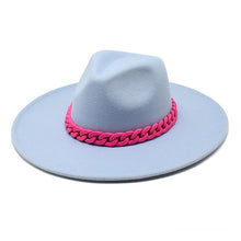 Load image into Gallery viewer, Men&#39;s And Women&#39;s Large Brim Wool Top Hat
