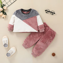 Load image into Gallery viewer, Baby Casual Baby Sweater Suit Clothing Pullover Two-piece Suit
