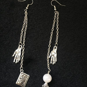 Letter Brand Palm Tassel Ear Hook Earring Earrings Fashion Small