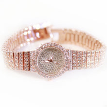 Load image into Gallery viewer, Chain Watch Custom Full Diamond Female Watch
