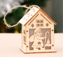 Load image into Gallery viewer, Christmas Led Light Wood Decoration
