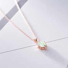 Load image into Gallery viewer, Opal Diamond Necklace
