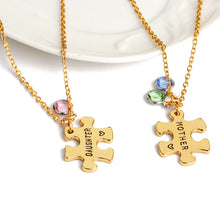 Load image into Gallery viewer, Geometric stitching necklace
