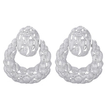 Load image into Gallery viewer, Geometric Hollow Leaf-shaped Earrings Personalized Female Earrings
