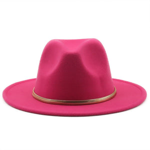 Fashion Autumn And Winter New Men's And Women's Woolen Top Hat Jazz