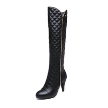 Load image into Gallery viewer, Fashion Women&#39;s Solid Color High Stiletto Martin Boots
