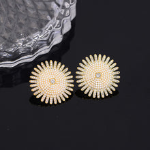 Load image into Gallery viewer, Irregular Earrings Simple Personality Pearl Earrings Earrings With Diamonds
