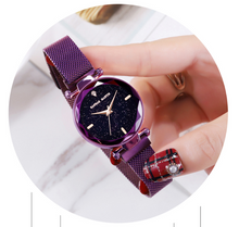 Load image into Gallery viewer, Starry female watch magnet watch
