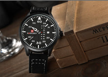 Load image into Gallery viewer, Top Luxury Brand NAVIFORCE Men Sports Watches Men&#39;s Quartz Date Clock Man Leather Army Military Wrist Watch Relogio Masculino
