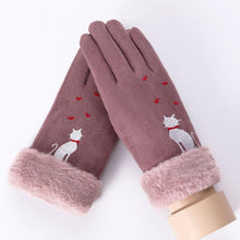 Load image into Gallery viewer, Suede gloves for ladies
