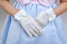 Load image into Gallery viewer, Flower Girl Long Gloves Children&#39;s Gloves Girls Bowknot Dress Gloves
