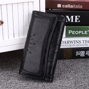 Foreign trade explosion handbag 2021 autumn and winter new long money clip of European and American fashion hollowed out seventy percent off lady Purse