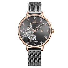 Load image into Gallery viewer, Quartz watch mesh belt watch
