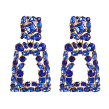 Load image into Gallery viewer, Geometric earrings personality diamond earrings
