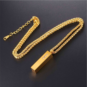 Cylindrical aroma necklace