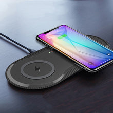 Load image into Gallery viewer, Wireless Charger Dual Mobile Phone Charger
