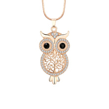 Load image into Gallery viewer, Long Necklace Owl Sweater Chain New Owl Necklace
