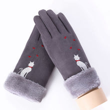 Load image into Gallery viewer, Suede gloves for ladies
