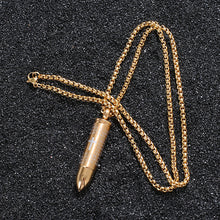 Load image into Gallery viewer, Bullet titanium steel necklace
