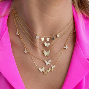 Ladies butterfly necklace